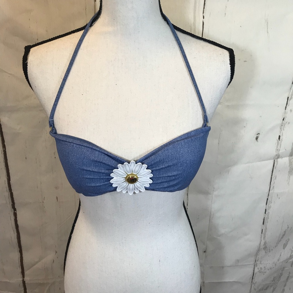 Victoria Secret jean bathing suit top